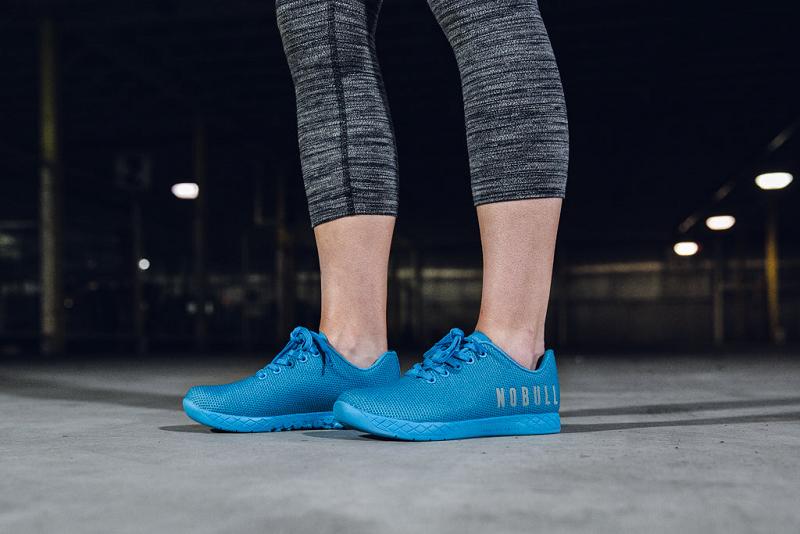 Nobull Bright Blue Women's Trainers Light / Blue | USA L1877I